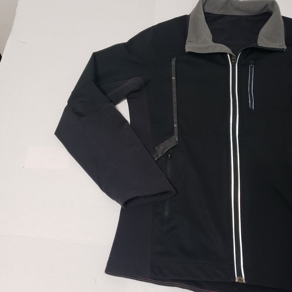 Lululemon athletica full zip Jacket Hoodie Men's sz small black - Picture 7 of 11